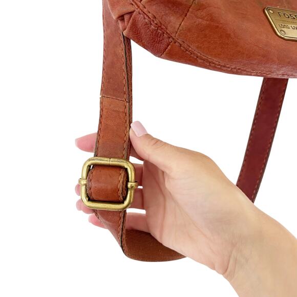 Fossil Brown Leather Long Live Vintage Bag - Picture 4 of 8